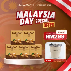 Malaysia Day Superjimat Set - 5 Eaze + Free 1 Cup